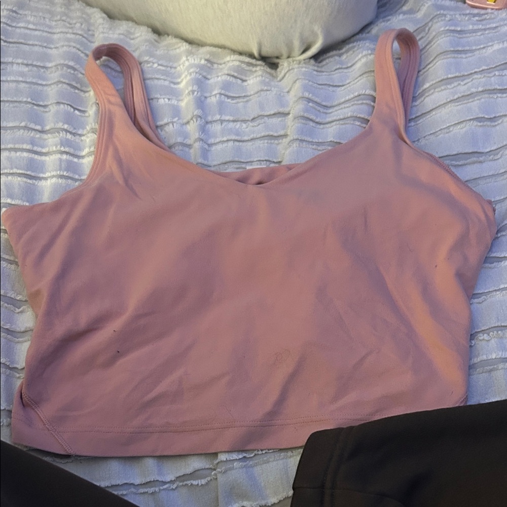 Light pink lululemon align tank